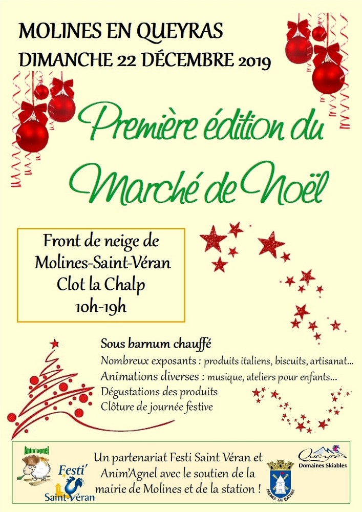 Affiche marché de noel